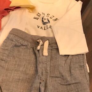 Lot of size 2T - three shorts -two short sleeve tee- one long sleeve tee